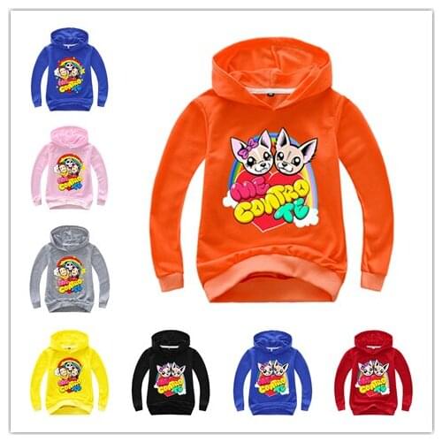 2-15Y Dropshipping Me Contro Te Hoodies Kids Hooded Pullover Sweatshirt Boys Hip Hop Clothes Toddler Girls Coats Jumpers
