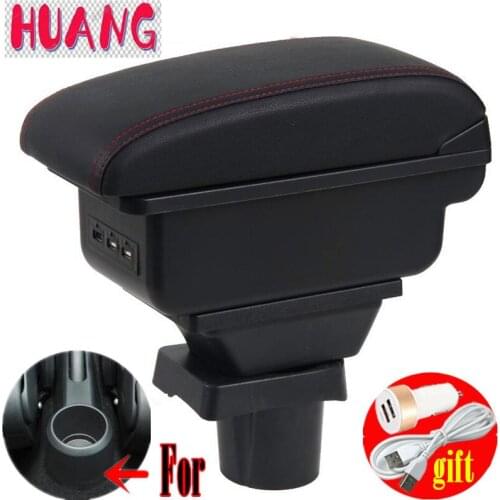 For VW UP Armrest Box 2009-2020 Central Store Content Box Products Interior Armrest Storage Car-styling Accessories Parts