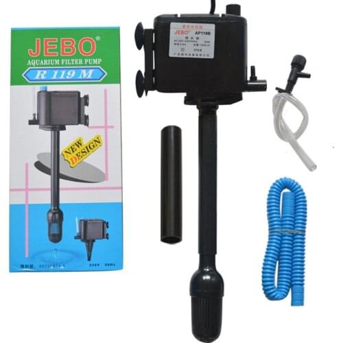 JEBO AP119B three in one pump submersible pump AP119 aquarium aquarium pump oxygen pump filter