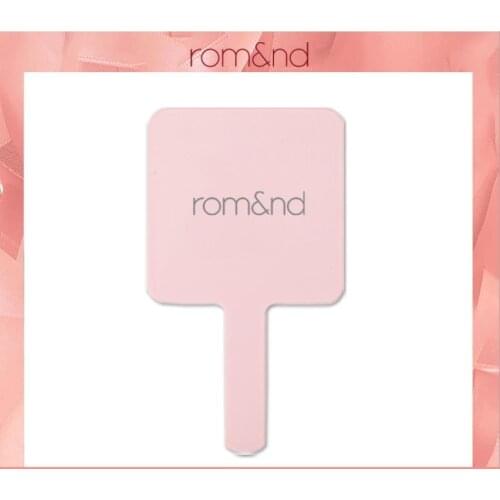 Romand Handheld Makeup Mirror Acrylic All-round Square Mirror 2.75 inches Cosmetic Hand Mini Mirror Ladies Makeup Mirror