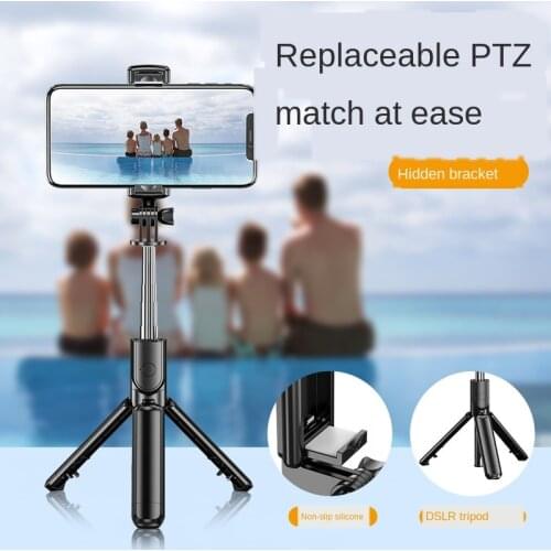 Bluetooth Selfie Stick Remote Control Tripod Handphone Live Photo Holder Tripod Camera Self-Timer Artifact Rod Phone Tripod