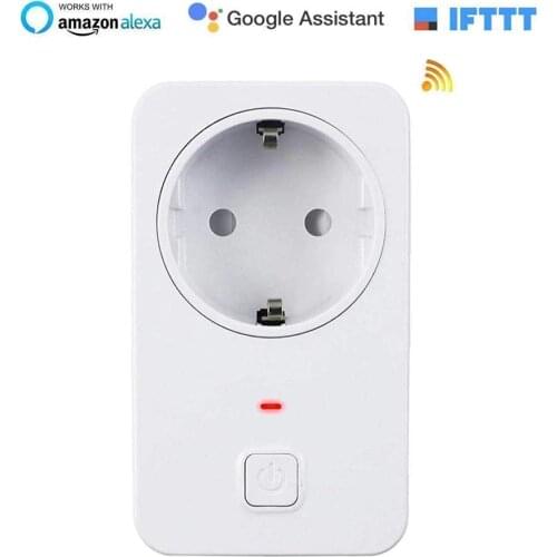 AOFO Smart WiFi Outlet, also works with Amazon Alexa [Echo and Echo Dot] and Google Home, with app control anywhere and anytime