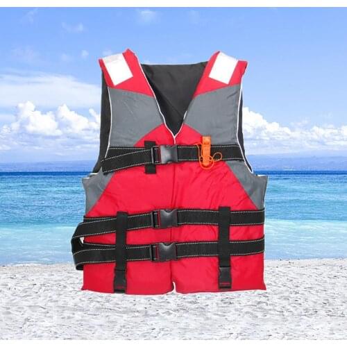 Outdoor Universal Life Jacket Rafting Swimming Floating Adjustable Buckle Life Vest Lifesaving Product for Fishing Boating