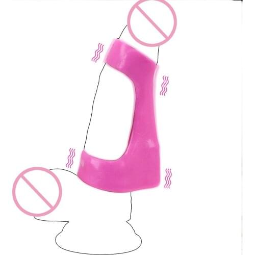 Vibrating Penis Ring Delay Ejaculation Penis Trainer Male Masturbation Lasting G Spot Stimulation Sex Toys for Men