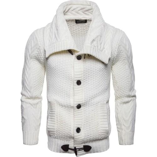 Winter Warm Knitted Sweater Men Button Down Coat Cardigan Sweater Hombre Male Autumn Vintage Casual Tops Sweatercoat Dropship