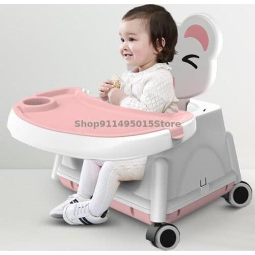 Baby Dining Chair For Eating Foldable Portable Household Baby Chair Multifunctional Dining Table Seat Child Dining Table