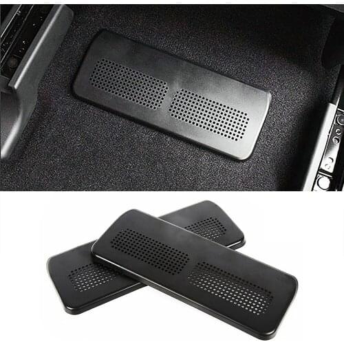 For Nissan Patrol Y62 2011-2020 Under Seat Floor AC Heat Floor Air Conditioner Vent Outlet Grille Protective Cover Car Trim