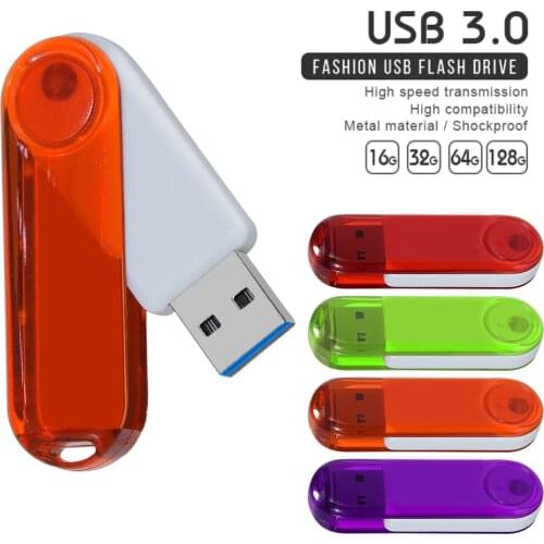 USB 3.0 Flash Drive 128GB 64GB 32GB 16GB USB 3.0 Flash Drive Pen Drive High Speed Pendrive For gift Personalize logo