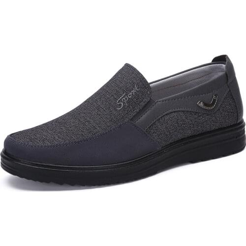 Mens Cloth Low-top Shoes Casual Soft-soled Overshoes Flat-soled Breathable Comfortable Men Loafers Size 38-50