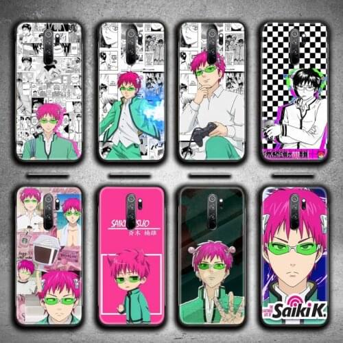 The Disastrous Life Of Saiki Phone Case for Redmi 9A 9 8A 7 6 6A Note 9 8 8T Pro Max K20 K30 Pro