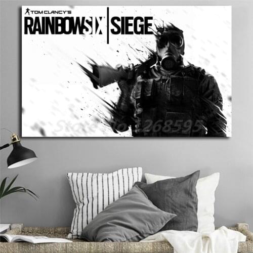 Tom Clancys Rainbow Six Siege Smoke Ace HD Game Wallpaper Art Canvas Poster Painting Wall Picture Print For Bedroom Decoration
