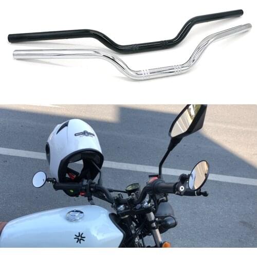 22mm 7/8'' Universal Motorcycle Handlebar Retro Sportster Bobber Chopper Scrambler Handle Bar for Motorbike NC750X PCX Hot Sale