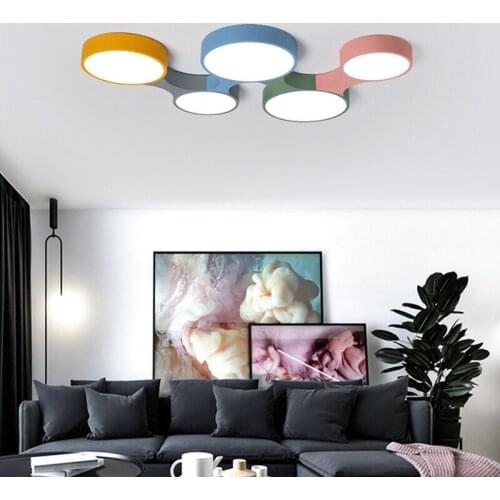 Rotatable Ultra-thin moden Ceiling led Chandelier For aisle corridor Bedroom Brown/White fixtures moden Chandeliers lighting