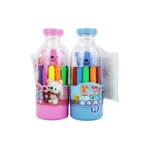 Sleekly truecolor magic watercolor pen airbrush child 12pcs different colors watercolor pen set