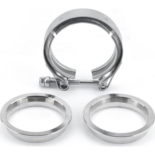 2" Stainless Steel V Band Flanges For Turbos Waste Gates Blow-off Valves Exhausts With Clamp