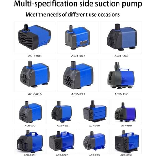 2021 Aquarium water pump Ultra-Quiet Submersible Fountain Pump Filter Fish Pond water change pump for fountain 220-240v