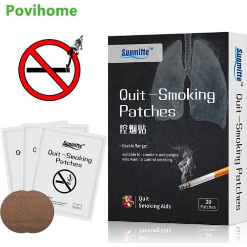 5pcs Anti Smoke Patch Round Cessation Patch Stop Quit Smoking Natural Ingredient Chinese Herbal Medical Plaster Throat Care