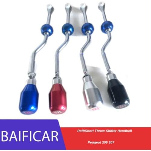 Baificar Brand New Car RefitShort Throw Shifter Handball Gear Shift Lever Knob For Peugeot 206 207