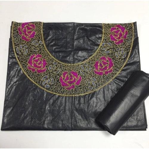 Bazin brode riche getzn with brode guinea brocade jacquard lace fabric high quality cotton dry embroidery basin brode 5yards