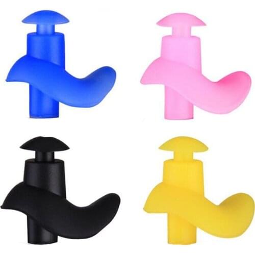 1 Pair Soft Ear Plugs Swimming Silicone Waterproof Dust-Proof Earplugs Anti-noise Accessories Ear Saver Ear Protector