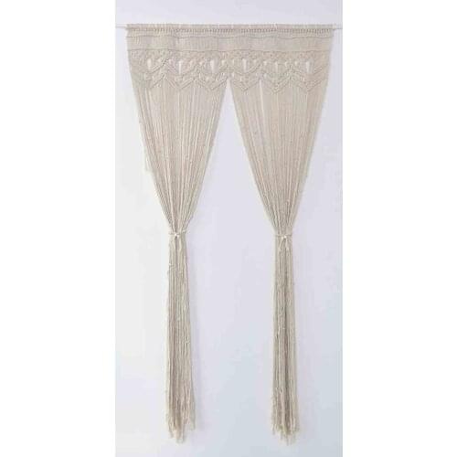 Bohemian Handmade Macrame Tapestries Hand-woven Style Tapestry Art Woven Curtain Crafts Home Decoration