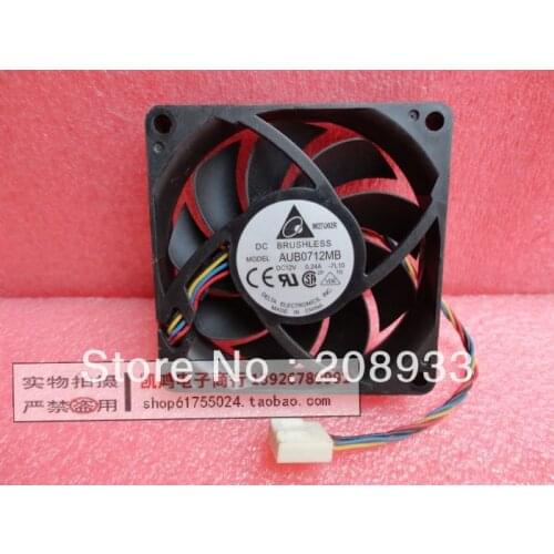 For Original Delta AUB0712MB 7015 12V 0.24A 7cm 4-pin PWM AMD CPU +cooling fan