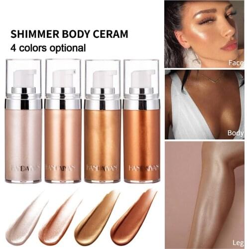 European style American style Highlighter body brightening liquid brightening liquid lotion body glitter shimmer body cream
