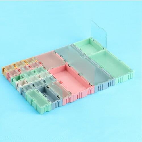 1 set=24 pcs SMD SMT IC Electronic Component Mini Storage Box and Practical Jewelry Storaged Case Assorted Kit