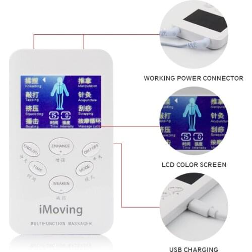 Multifunctional Electronic Intelligent Massage Instrument 8-Mode Household Medium and Low Frequency Digital Meridian Waist Pulse