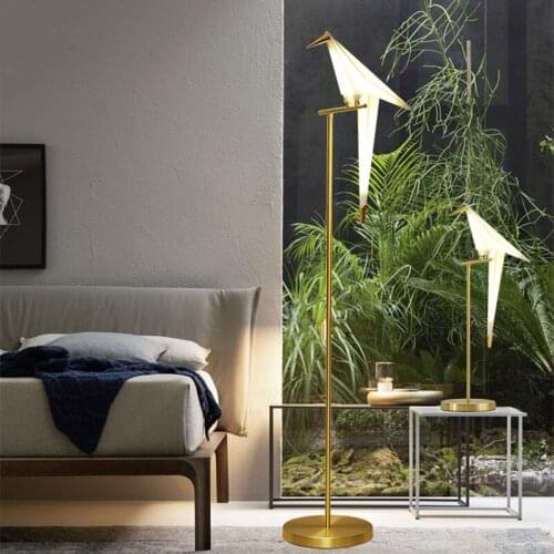 Nordic Bird Floor Lamps Modern Minimalist Standing Lights for Living Room Bedroom Bar Office Table Lamp Stand LED Light Fixtures