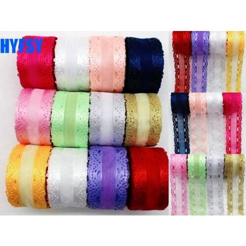 New 40mm crown lace ribbon 10 y/20 y DIY handmade material gift wrap headdress bow clothing material gauze