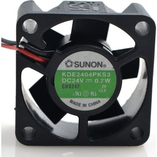 FOR SUNON KDE2404PKS3 4020 DC 24V 0.7w cooling fan