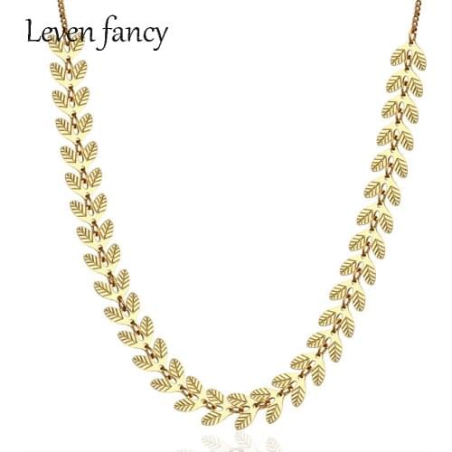 Sequined Leaf 925 Sterling Silver Necklace Female Choker Irregular Personality Clavicle Chain Necklace Women Summer Jewelry