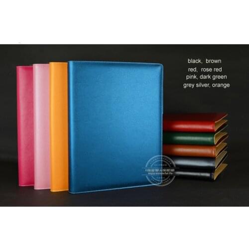 A4 business office PU leather manager file folder a4 agreement menu folders organizer with ring binder 645