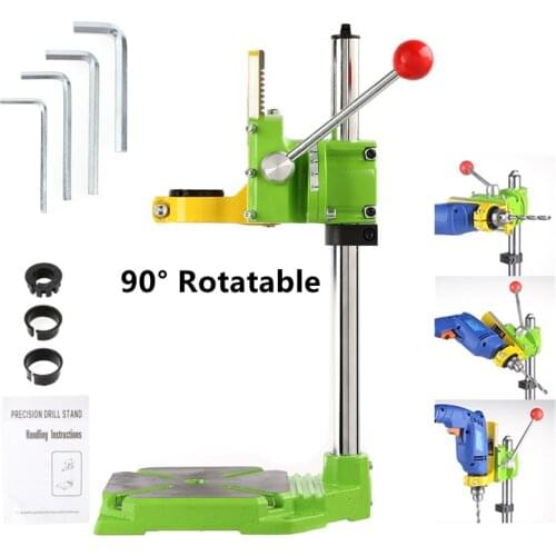 High-Precision Bench Drill Press Stand Clamp Base Frame for Electric Drills DIY Tool Press Hand Drill Holder Universal Bracket