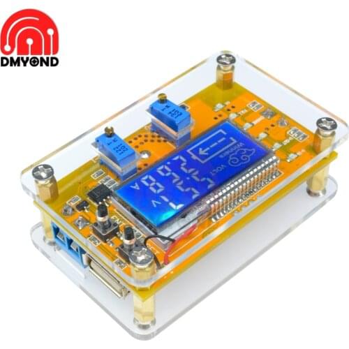 CC CV LCD Display Step Down Buck Charge Module 5A Adjustable Panel LED Driver Power Converter Board Module With Case Shell Box