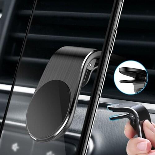 Luxury Car Holder Bracket For Phone In Car Mobile Support Magnetic Phone Mount Stand For Smartphones