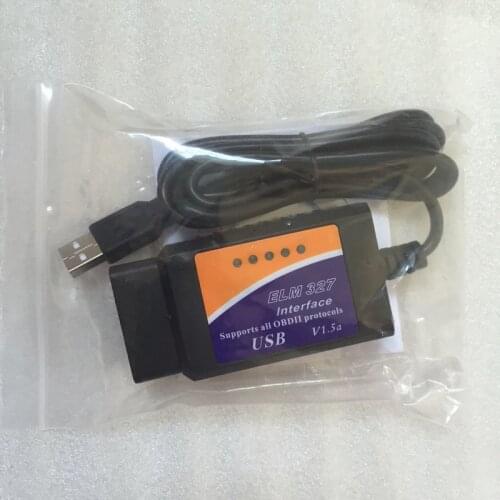 2021hot Sales V1.5 Obd2 Usb Car-bus Scanner USB Interface Cable OBDII Elm 327 Usb High Quality Obd 2 Diagnostic Code Readers