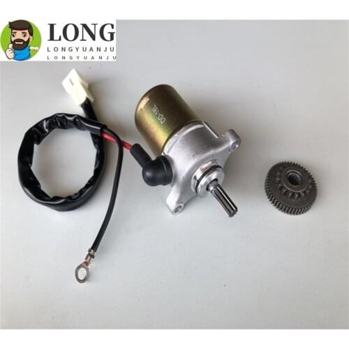 Motorcycle engine starter motor to start the motor assembly For Yamaha ZY100 RS100 RSZ100 BWS100 RS 100 RSZ BWS 100 100cc