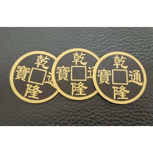 STC 2.0 Coin Set Triple Chips Coin Set Close up Magic Tricks Coin Magic Props Coin Appear Vanish Double Face Super Triple Coin