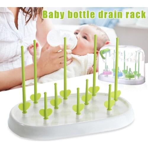 Milk Bottles Drying Rack Baby Feeding Cleaning Dryer Cup Holder M09