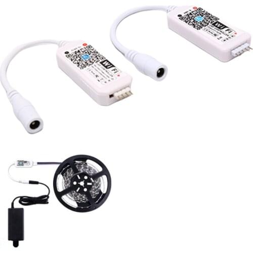 LED WiFi Controller Smart Voice Controller Remote RGB/RGBW For Strip Light