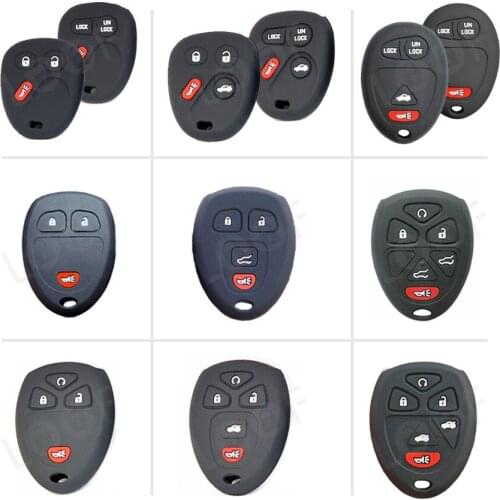 Car Products Key FOB Cover Protect Skin Coat For Chevrolet Silverado Suburban Tahoe Traverse Colorado GMC Yukon Keyless Stickers