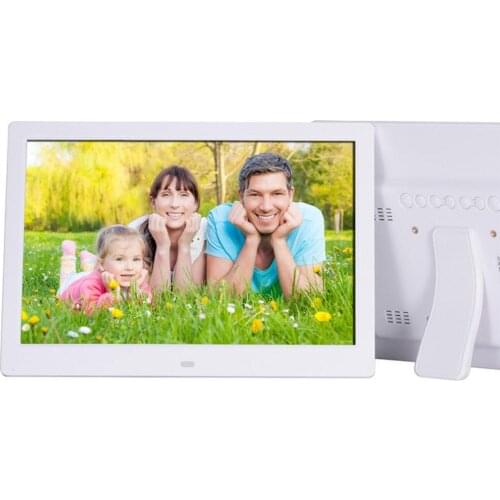 12 Inch Multi-function Digital Photo Frame HD High Definition 1280x800 LED Back-light Electronic Album Picture Music Video Gift