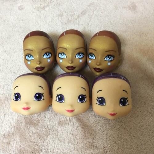 2pcs/lot Strawberry Doll Head Girl Alexander Doll Head Makeup DIY Doll Head Children Birthday Gift