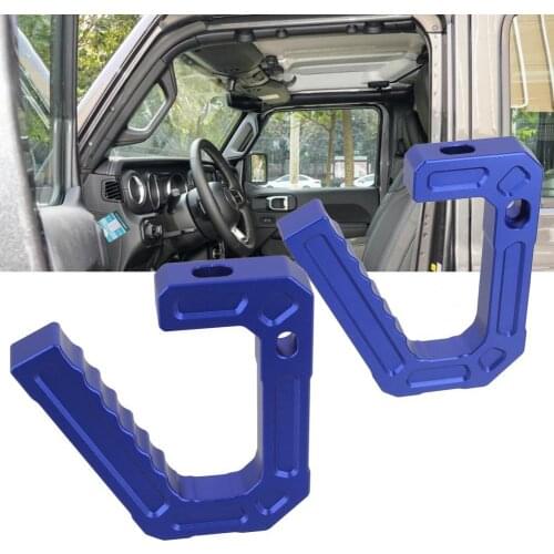 Portable 2Pcs Useful Interior Front Grab Handles Durable Front Seat Grab Bars Non-slip
