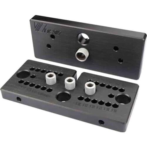 3in1 Woodworking Punching Locatorer Tool Set Drill Accessories Drill Bit Limit Ring Positioning Rod Set Precise Hole Locator