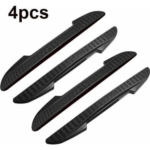 4PCS Car Stickers Universal Sill Scuff Anti Scratch Carbon Fiber Auto Door Sticker Decals Car Accessories