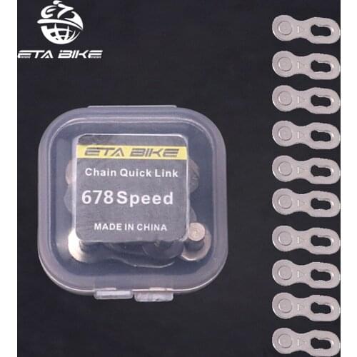 5 Pairs Bicycle Chains Bicycle PiecesSpare Parts For Bicycle Chains Connector For 6-12 Speed Quick Master Link Joint Chain