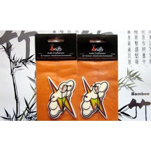 Fedex IE Free shipping , Wholesale Paper Air Freshener , Hanging Paper Perfume